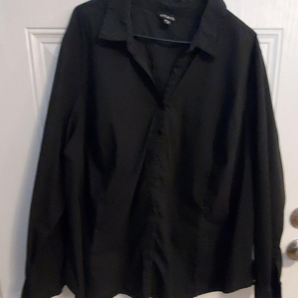 Black button up